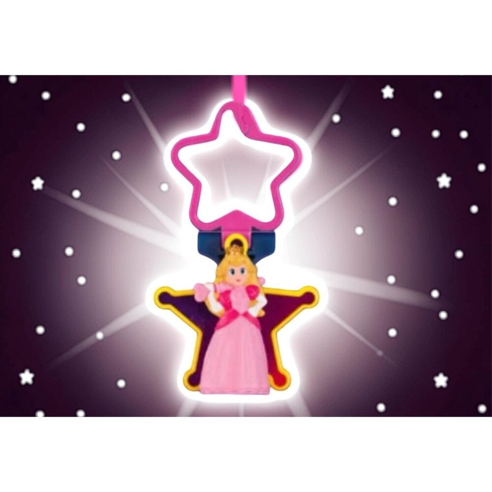 2026 McDONALD Super Mario Galaxy Happy Meal Toy Princess Peach Backpack Clip A55